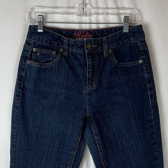 Tommy Hilfiger Medium Wash Mid Rise Baby Boot Leg Women's Jeans Size 8L - Picture 2 of 10